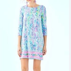 Lilly Pulitzer Ophelia Dress - Blue Oasis Tint- size large